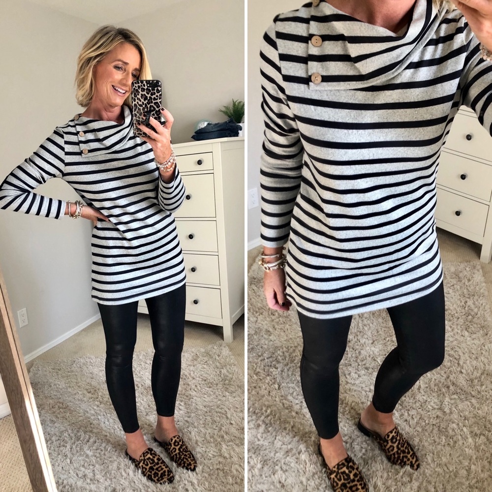 Striped Tunic Top